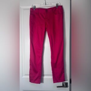 Lilly Pulitzer Vibrant Pink Straight Leg Jeans